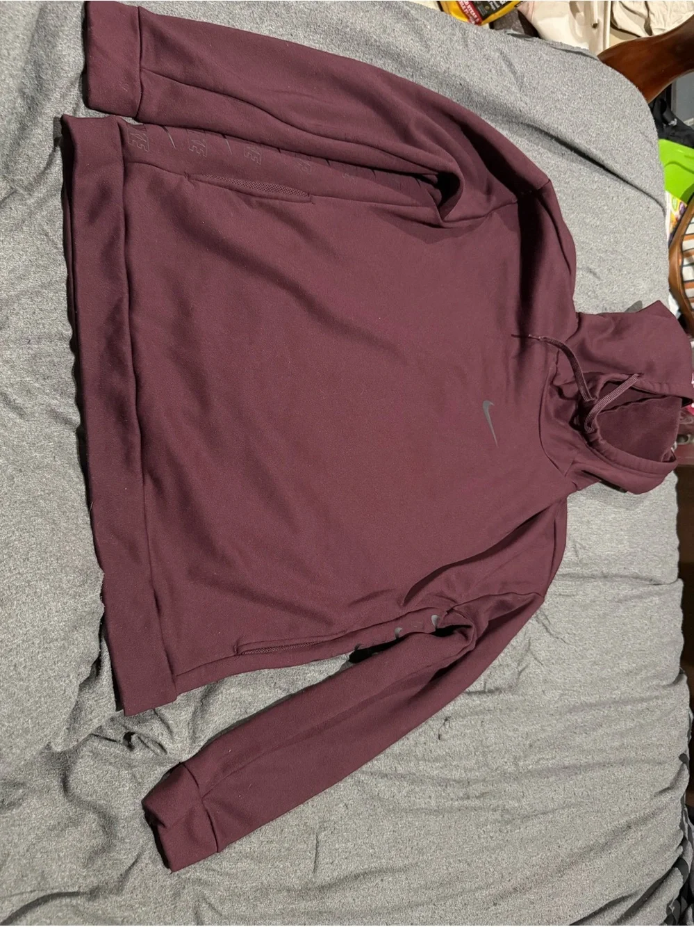 Nike Burgundy Turtleneck Pullover Sweatshirt